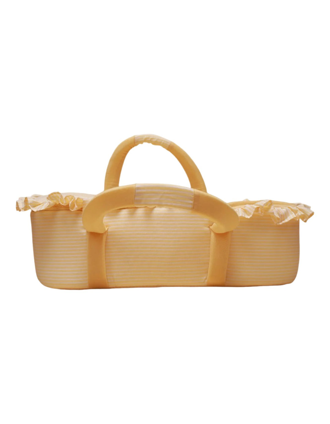 Carry Crib Yellow & White - Stripes