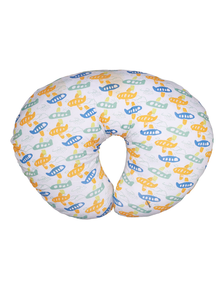 Nursing Pillow Mustard Planes Pilot Theme for Boys