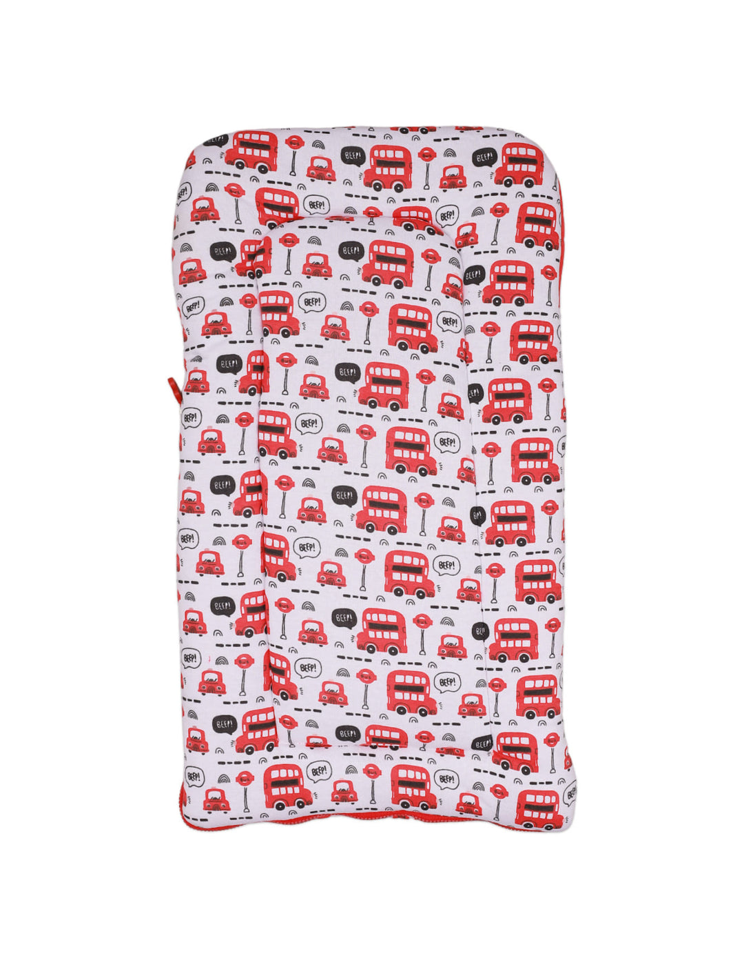 Carry Nest with Pillow Red Bus Theme