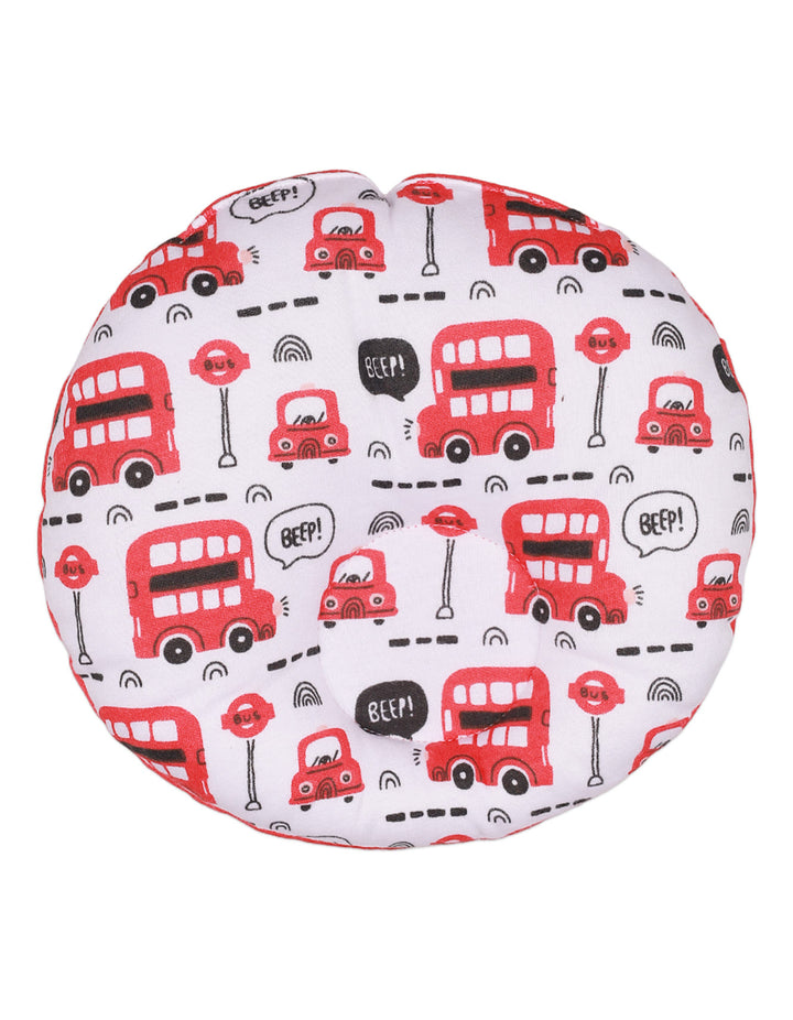 Carry Nest with Pillow Red Bus Theme