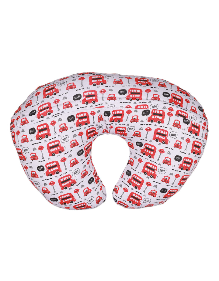 Nursing Pillow Red Bus Theme