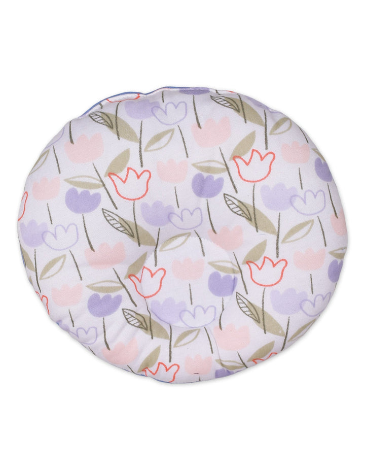 Round Pillows Flower Lilac Theme for Girls