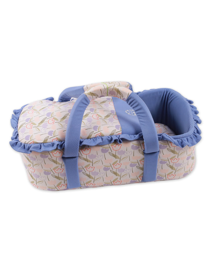 Carry Crib with Lilac Flower Theme