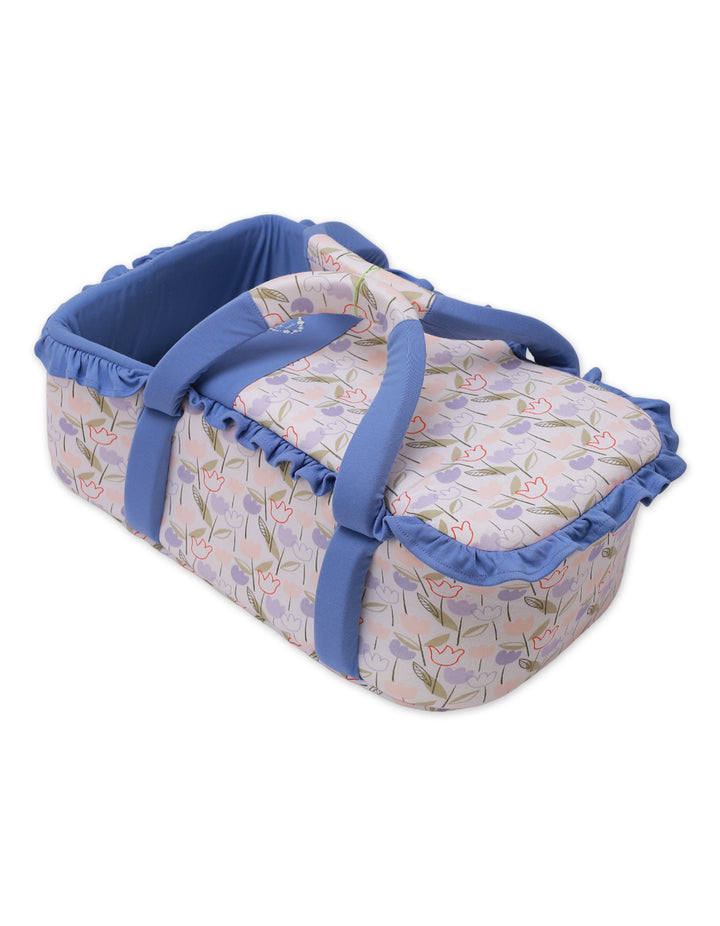 Carry Crib with Lilac Flower Theme