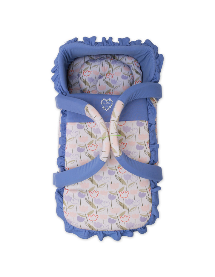 Carry Crib with Lilac Flower Theme