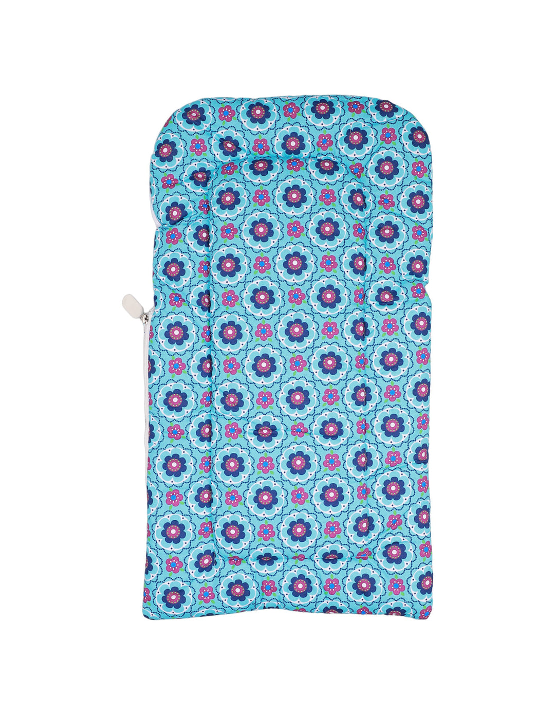 Carry Nest Blue with Florals Print