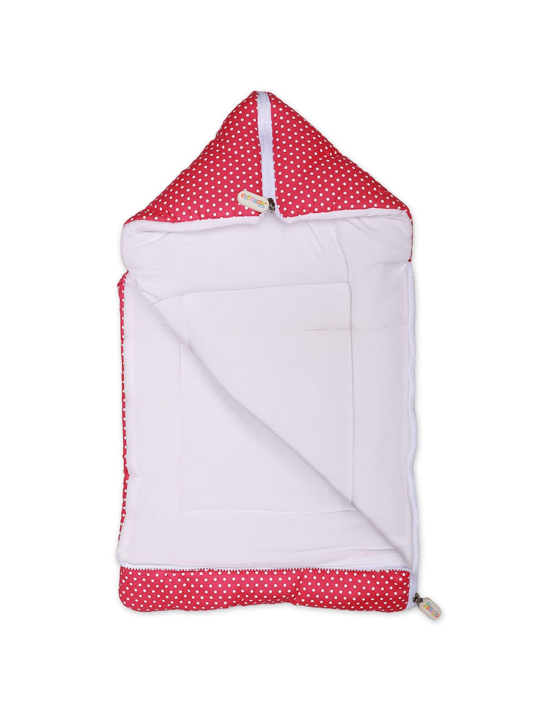 Carry Nest Zipper Pink Polka