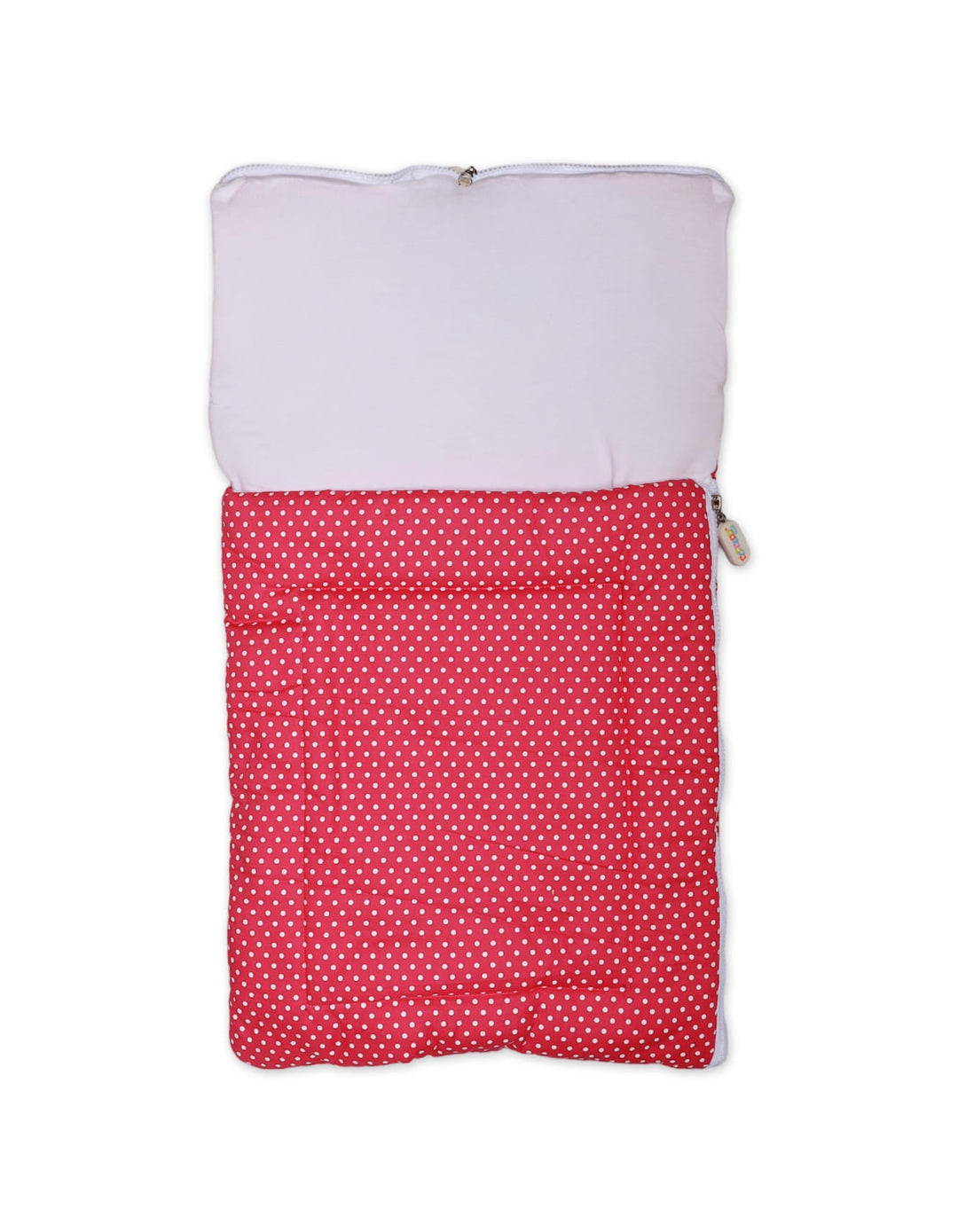 Carry Nest Zipper Pink Polka