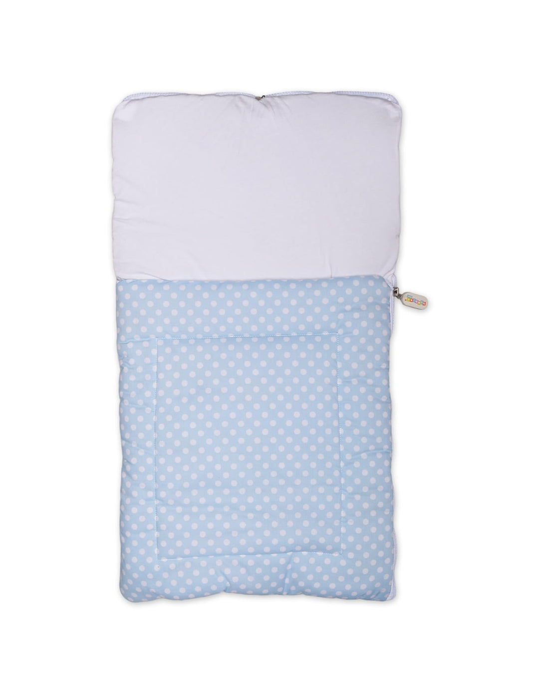 Carry Nest Zipper Blue Polka