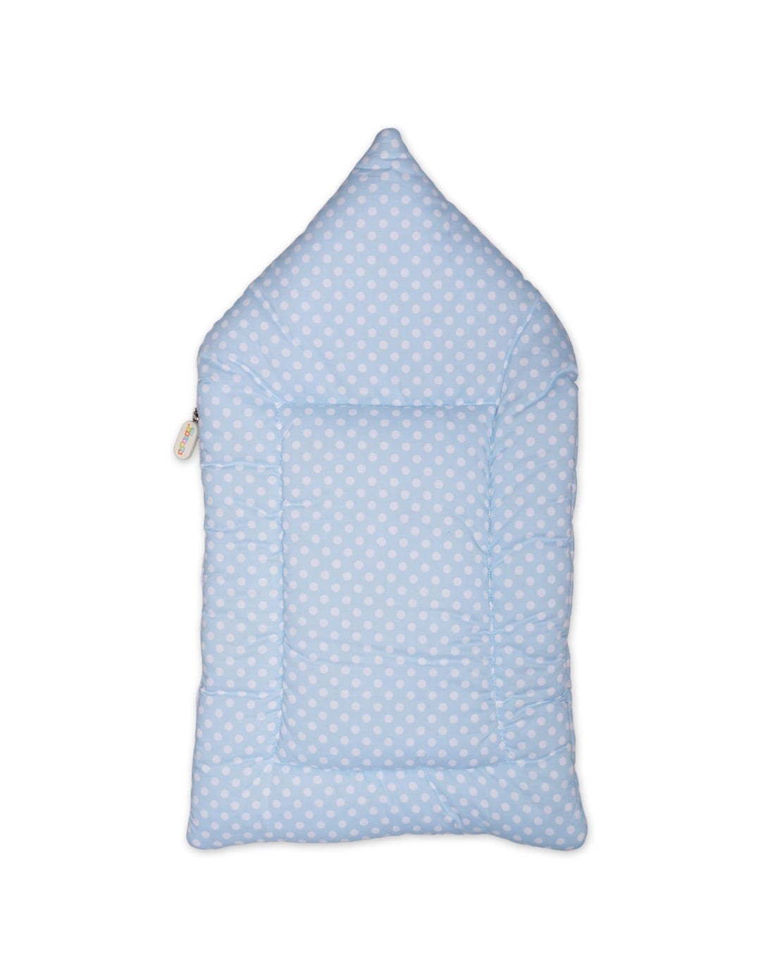 Carry Nest Zipper Blue Polka