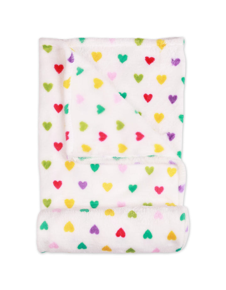 Zubaida's Fleece Blanket Hearts