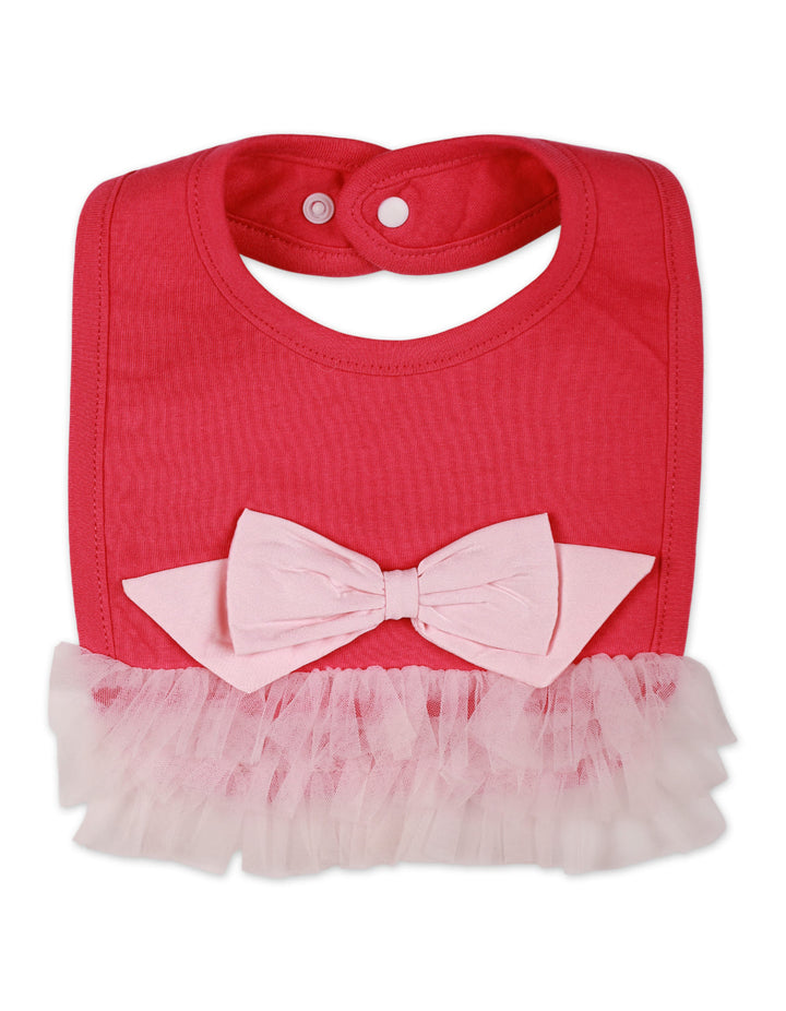 Zubaida's Formal Bib with Frills for Girls