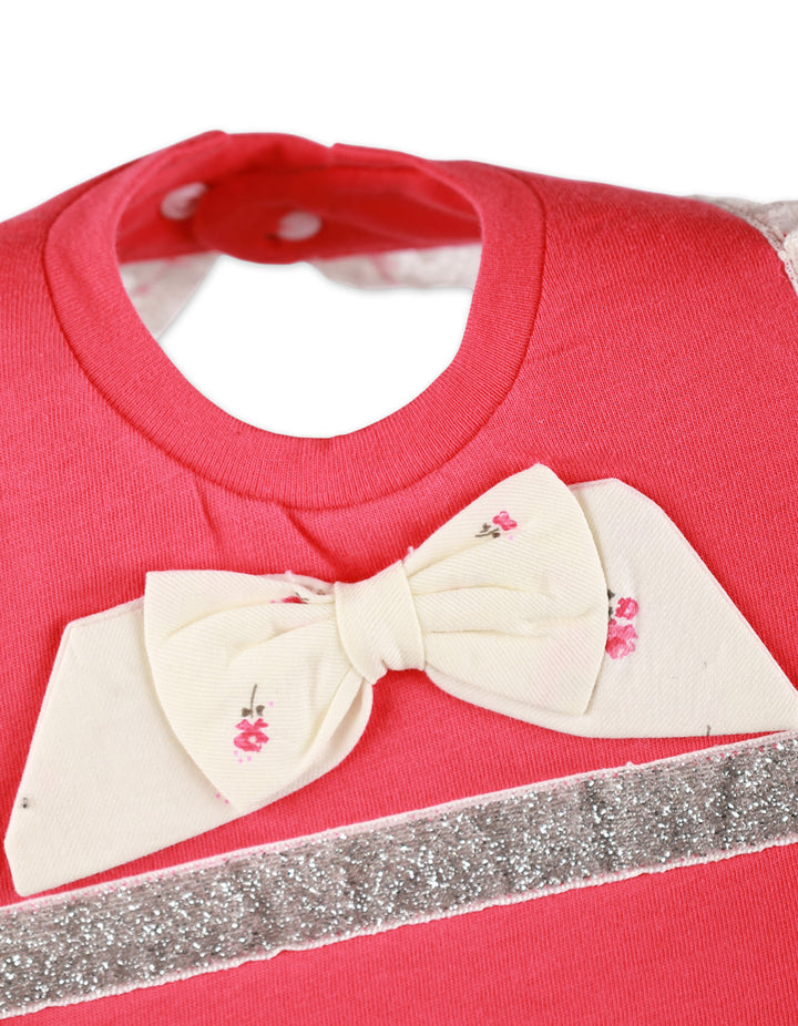 Zubaida's Formal Bib with Frills for Girls