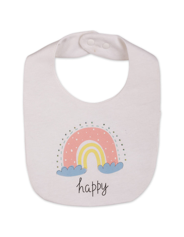 Zubaida's Casual Bib Rainbow for Girls