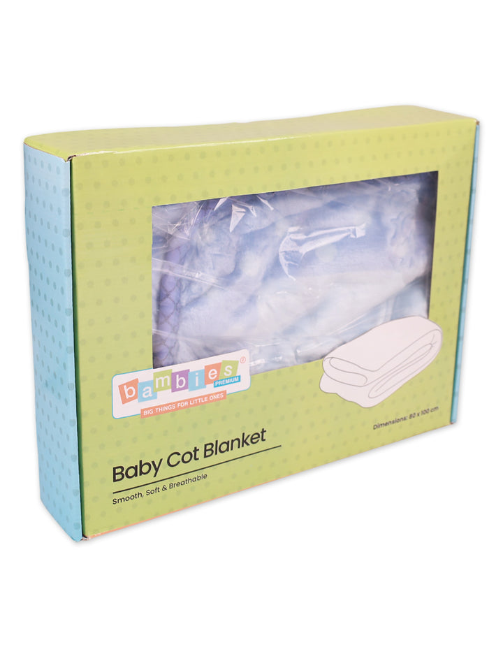 Zubaida's Cot Blanket - Teddy Bear