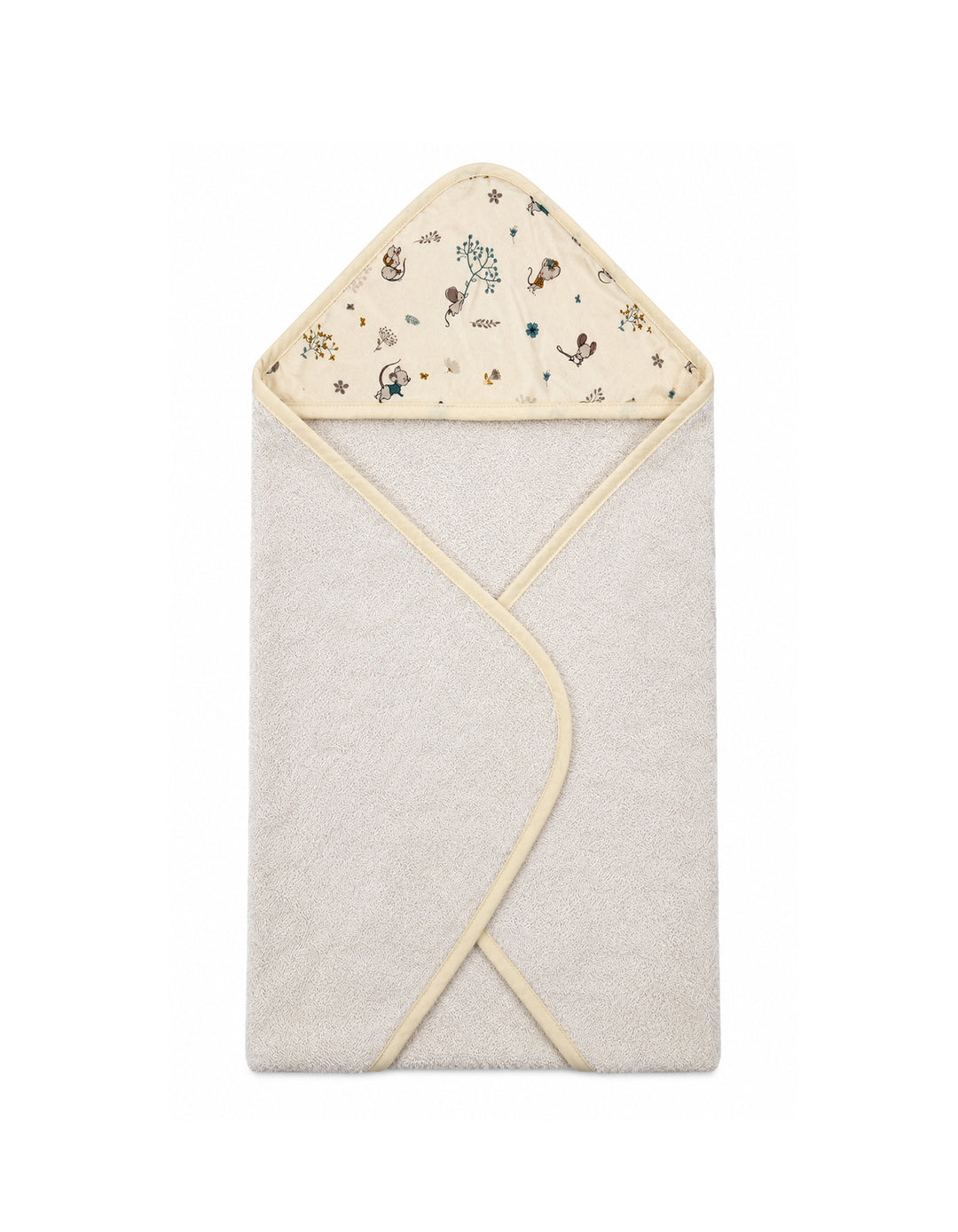 Newborn Bath Towel Pack of 3 Embroidered Animal Character at Zubaidas