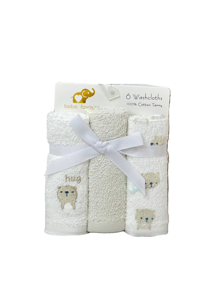 Baby Wash Cloths - Pack of 6 - Zubaidas Official™