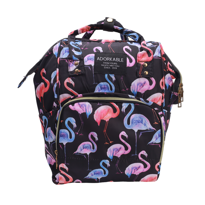 Zubaida's Diaper Bag Flamingo