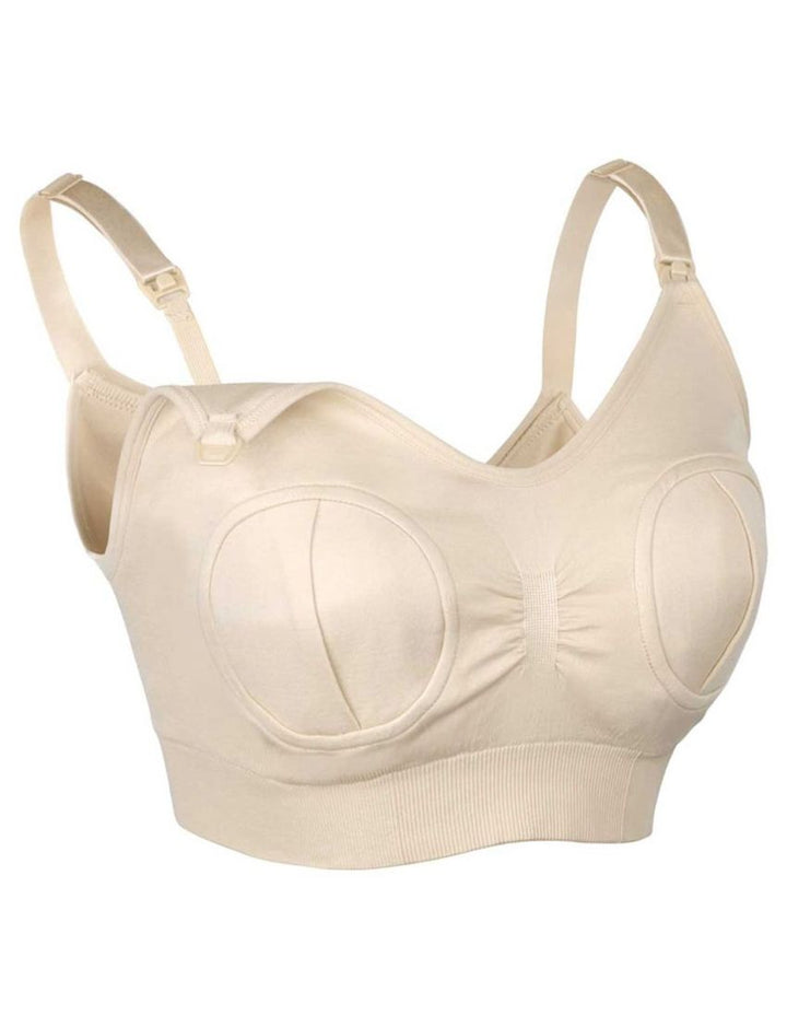 Zubaida's Haakaa Hands-Free Pumping and Nursing Bra Beige - Small - MHK136-P