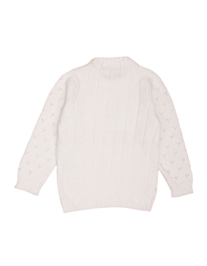 Sweater Off White for Girls