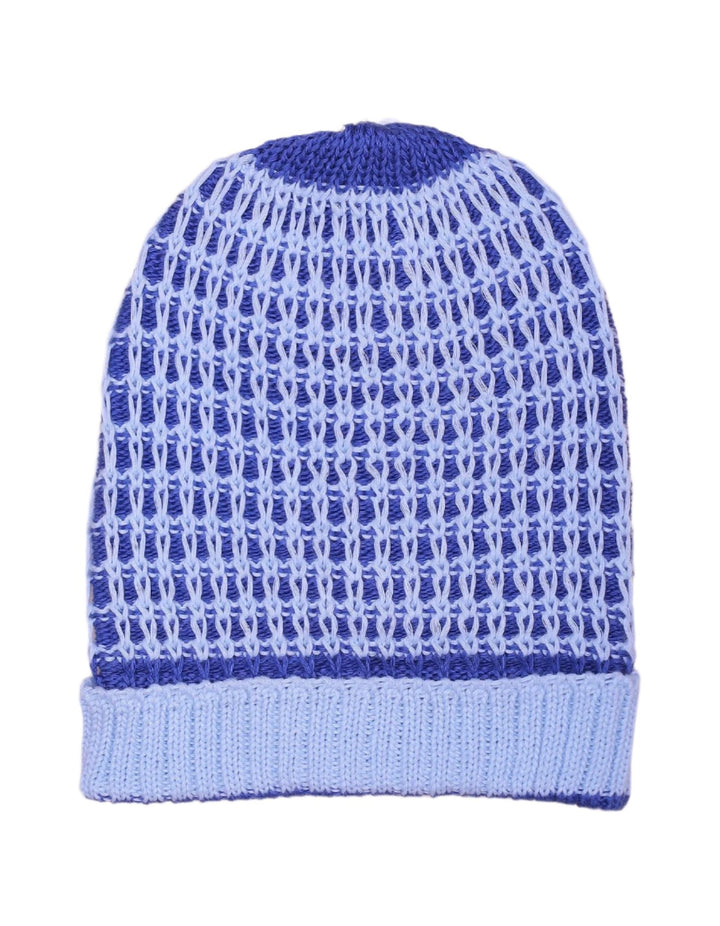 Woolen Checkered Dark Blue and Sky Blue