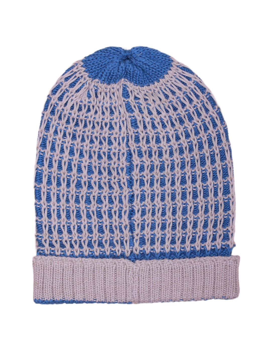 Woolen Checkered  Blue and Beige