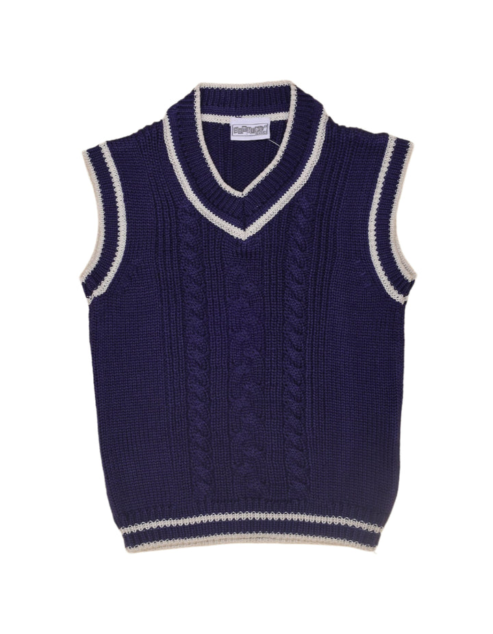 Zubaida's Sweater Sleeveless Cable Knit Pattern