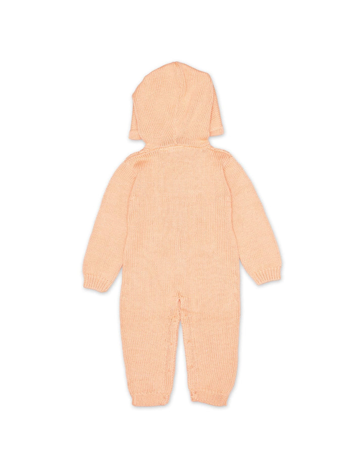 Romper Hooded Peach Infant