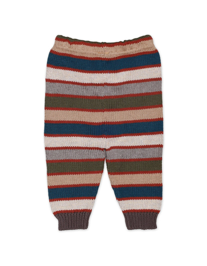 Knitted Suit Set Multi With Stripes 3 Pcs for Unisex