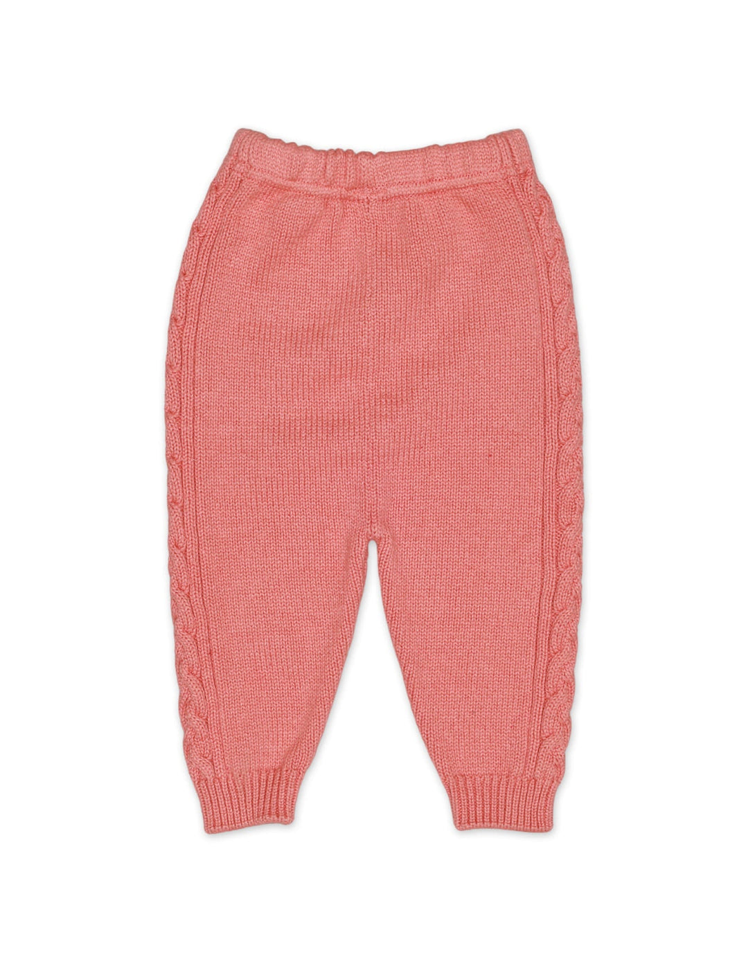 Knitted Suit Set Peach Pink 3 Pcs for Girls