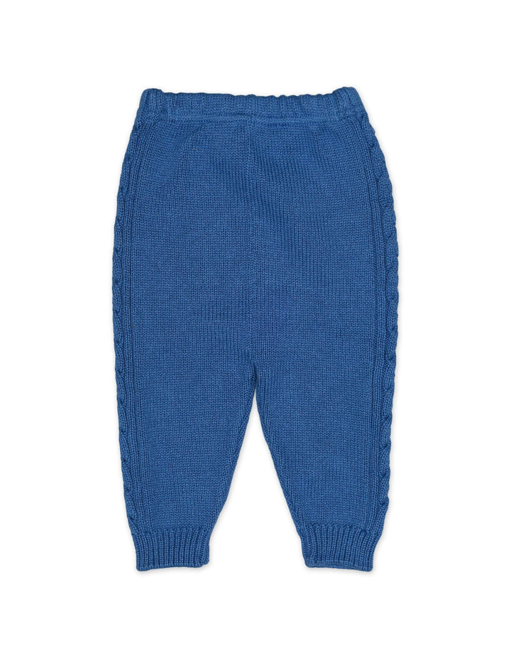 Knitted Suit Set Blue 3 Pcs for Boys