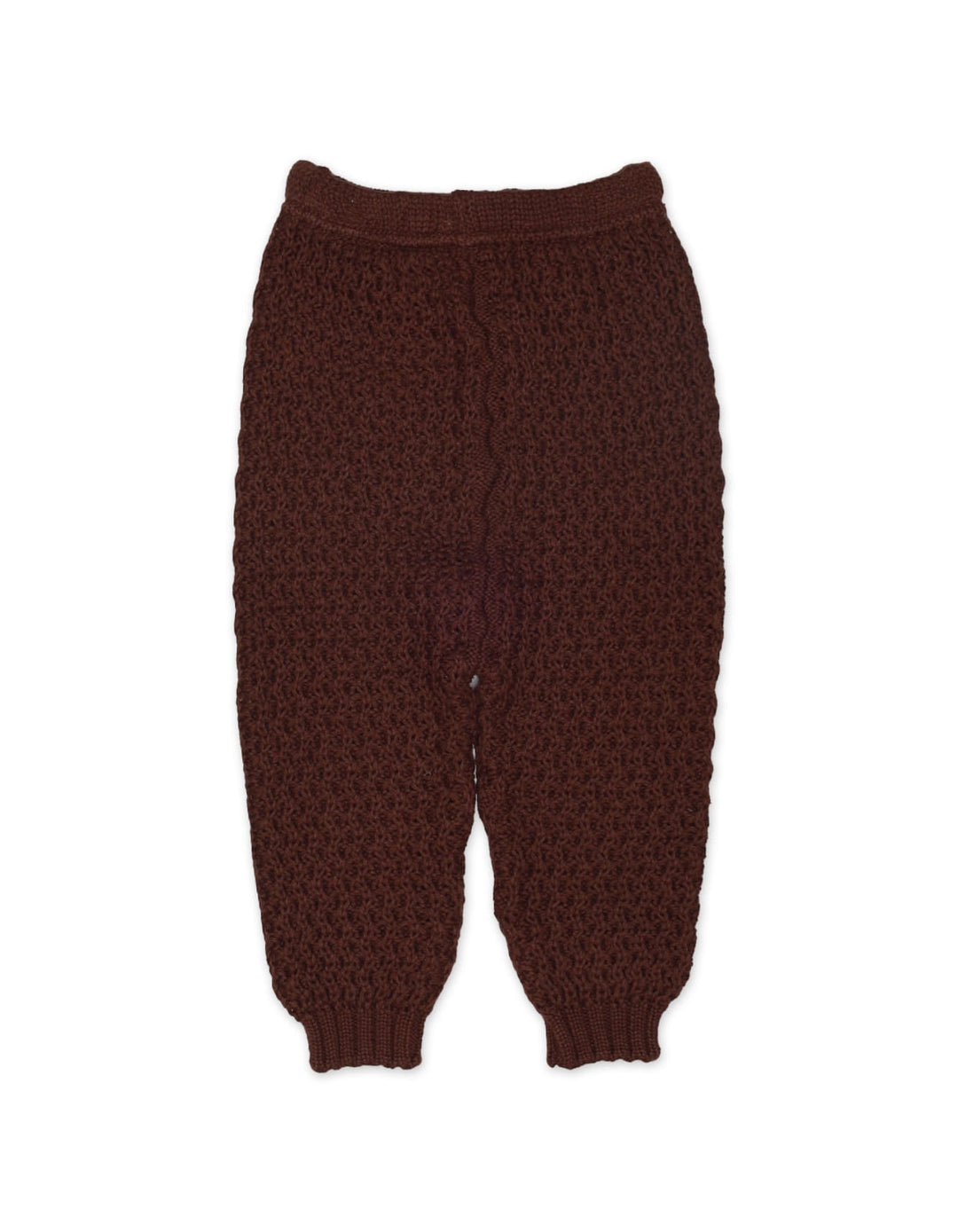 Knitted Suit Set Dark Brown 3 Pcs for Boys