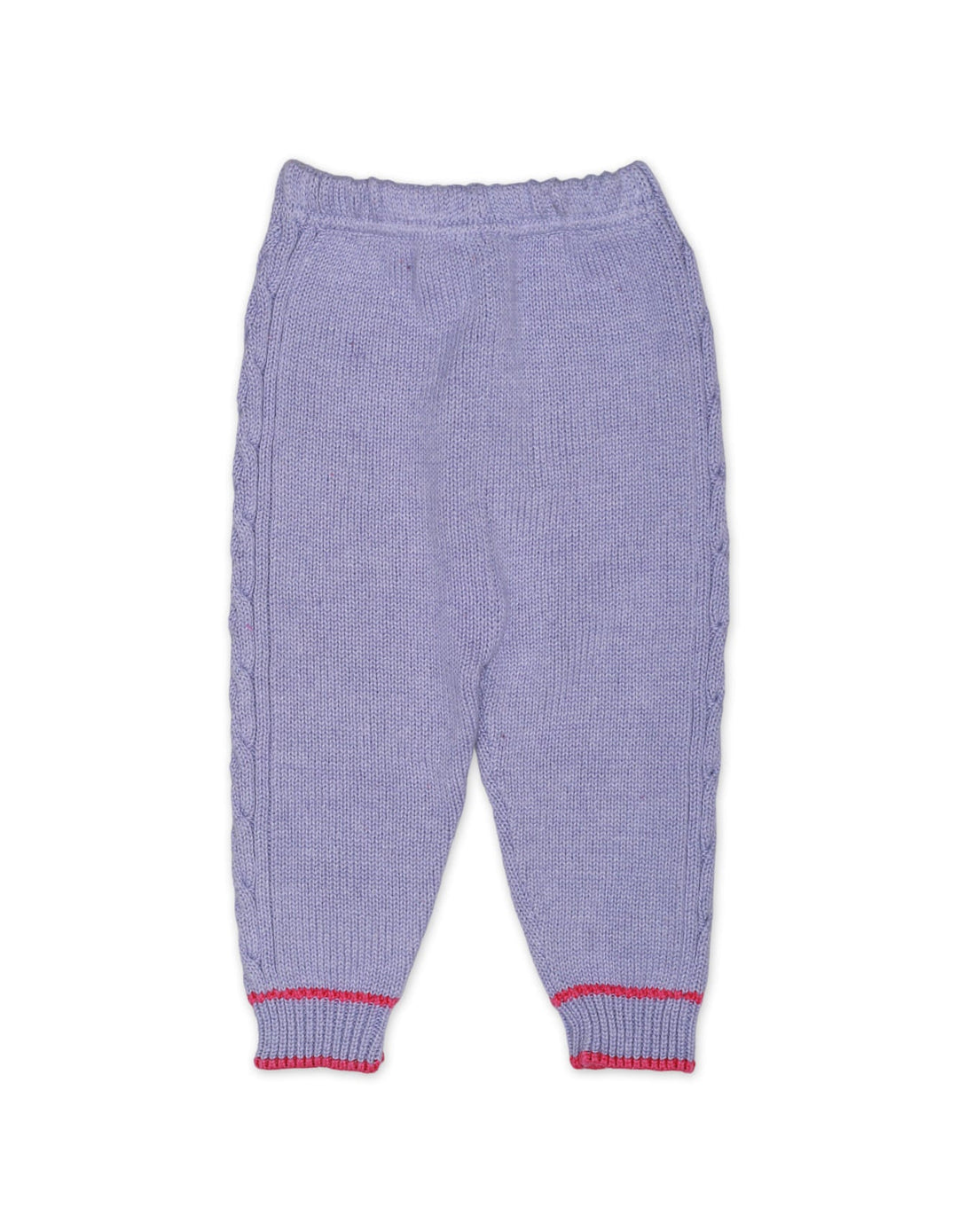 Knitted Suit Set Lilac 3 Pcs for Unisex