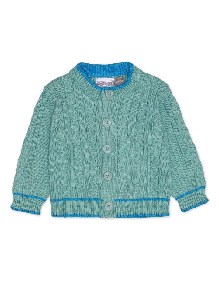 Knitted Suit Set Mint Blue 3 Pcs for Unisex