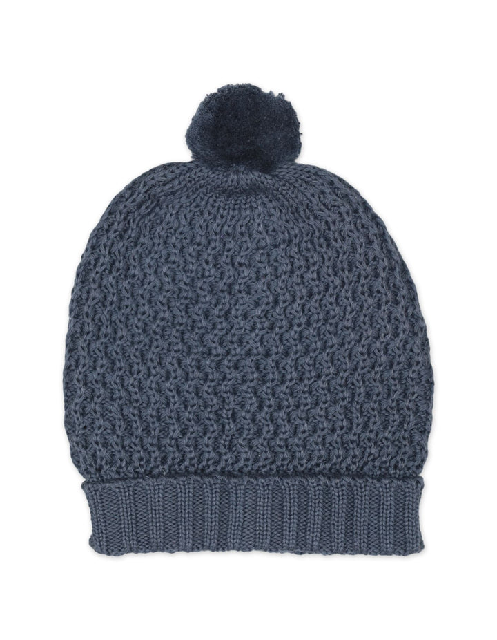 Caps Woolen Solid Grey