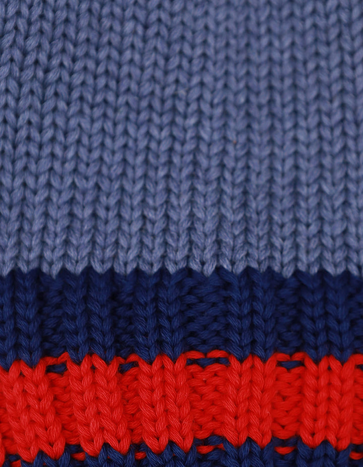 Caps Woolen Purple Stripes