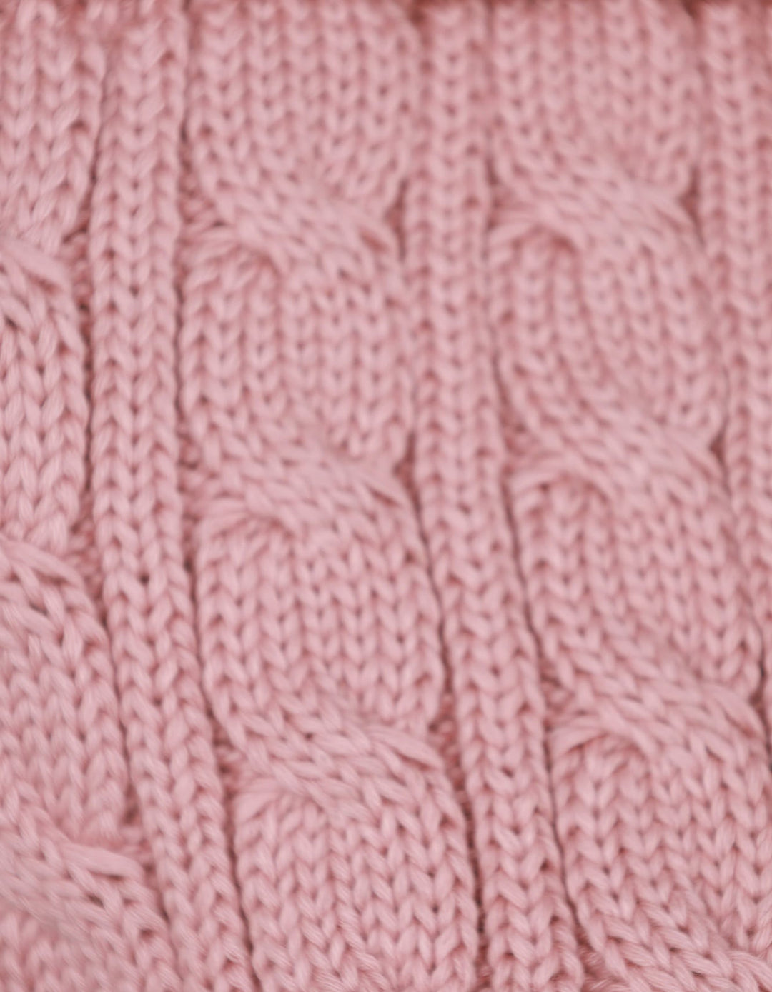 Caps Woolen Tea Pink Stripes for Girls