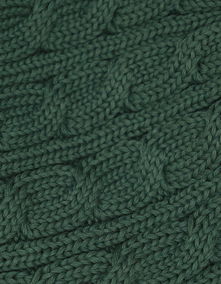 Caps Woolen Green Stripes