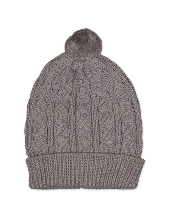 Caps Woolen Lt Grey