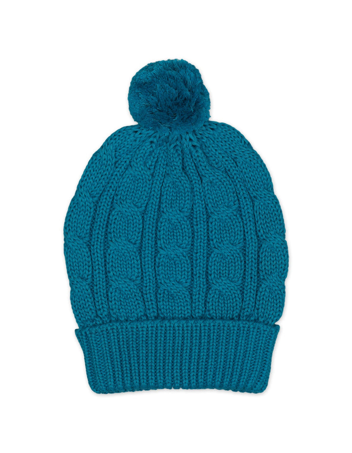 Caps Woolen Aqua Blue