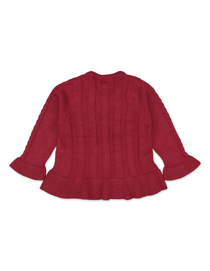 Sweater Frill Bottom L.Purple for Girls