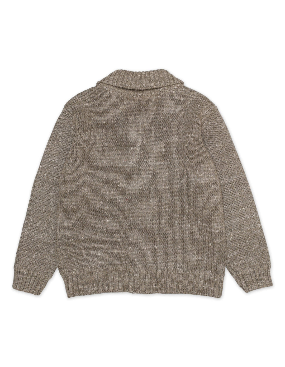 Sweater Collar Style Button Down Texture Grey Toddler for Boys