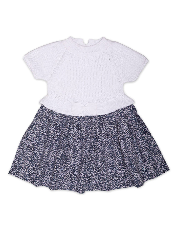 Frock Woolen White Infant for Girls