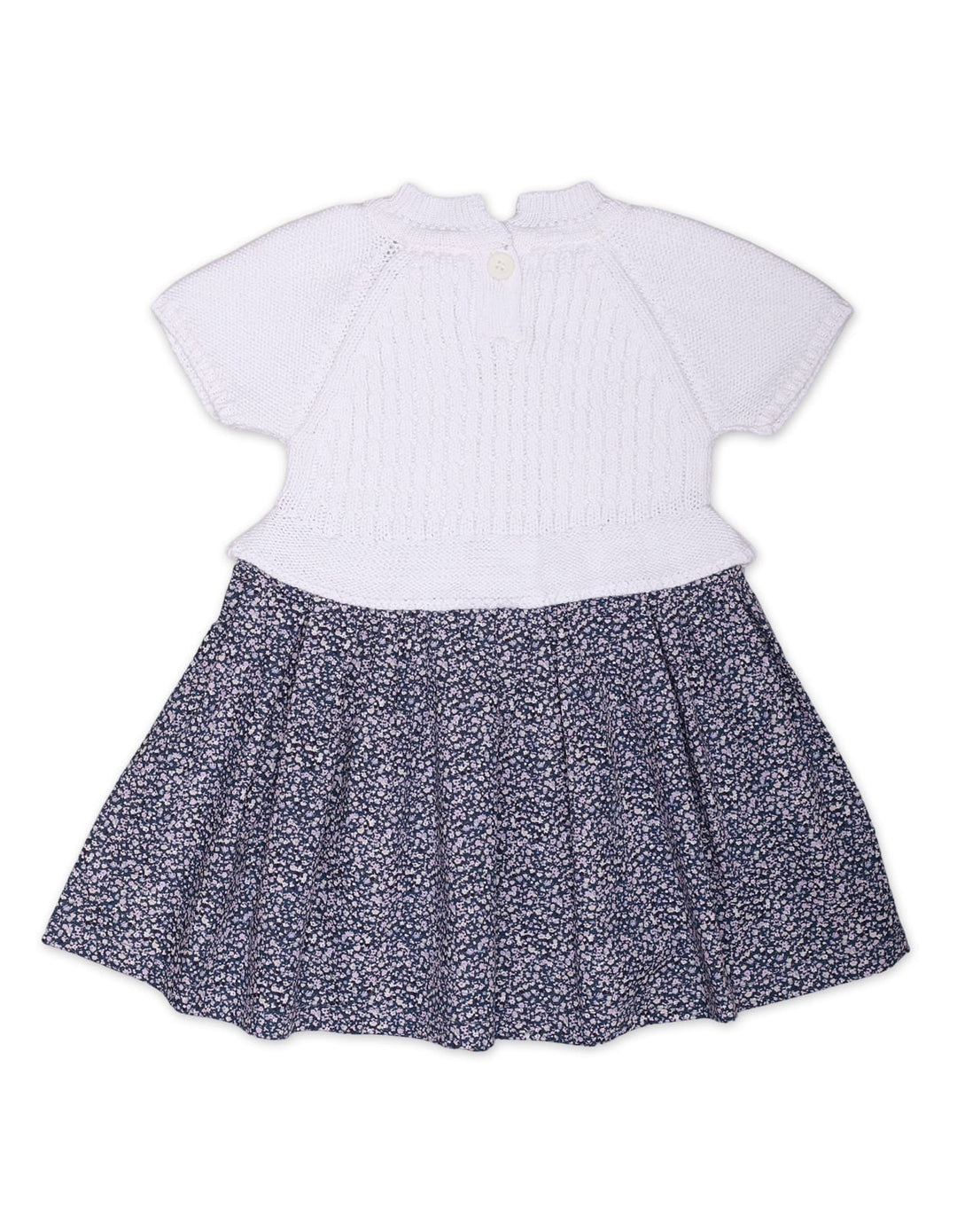 Frock Woolen White Infant for Girls