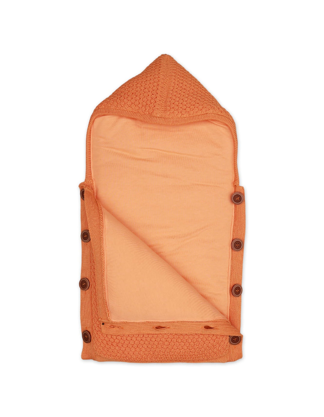 Carry Nest Woolen Orange Front Button