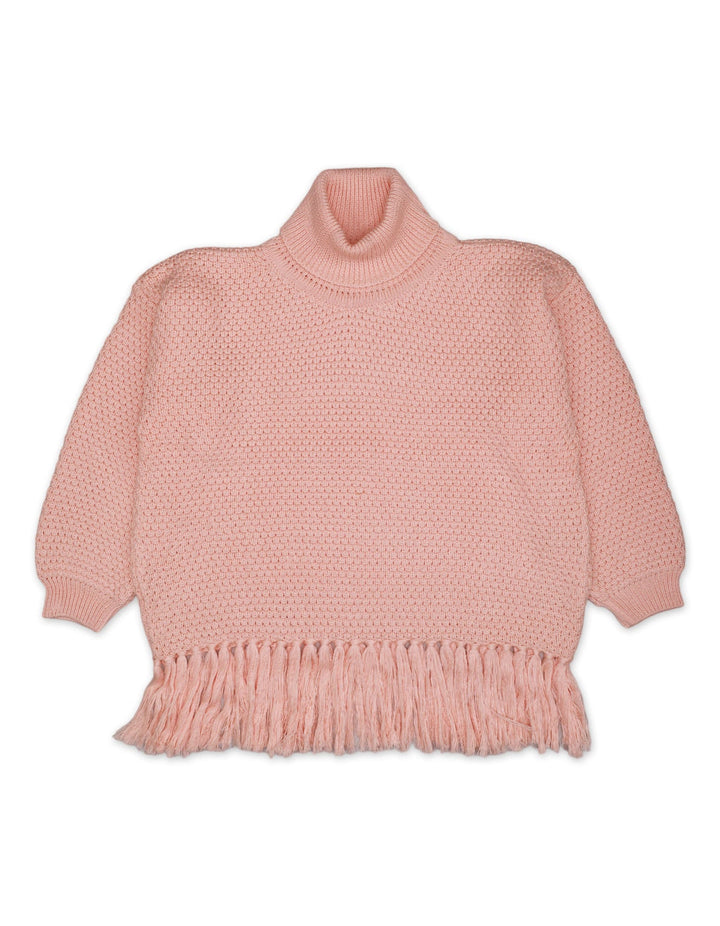 Top Woolen Peachy Pink Toddler for Girls