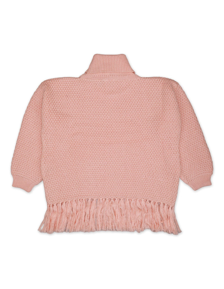 Top Woolen Peachy Pink Toddler for Girls