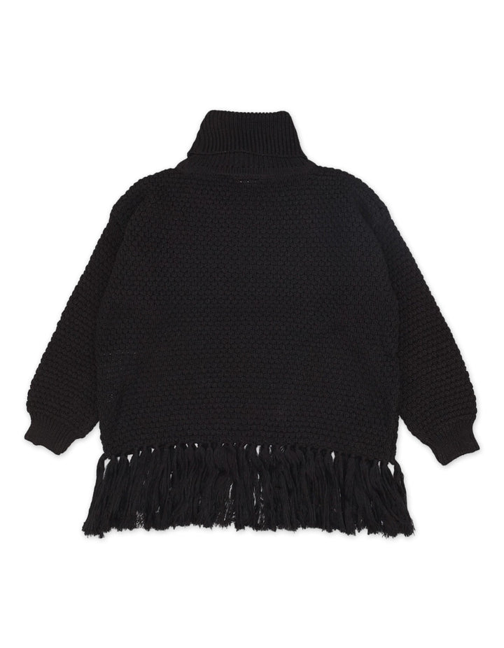 Top Woolen Black Toddler for Girls