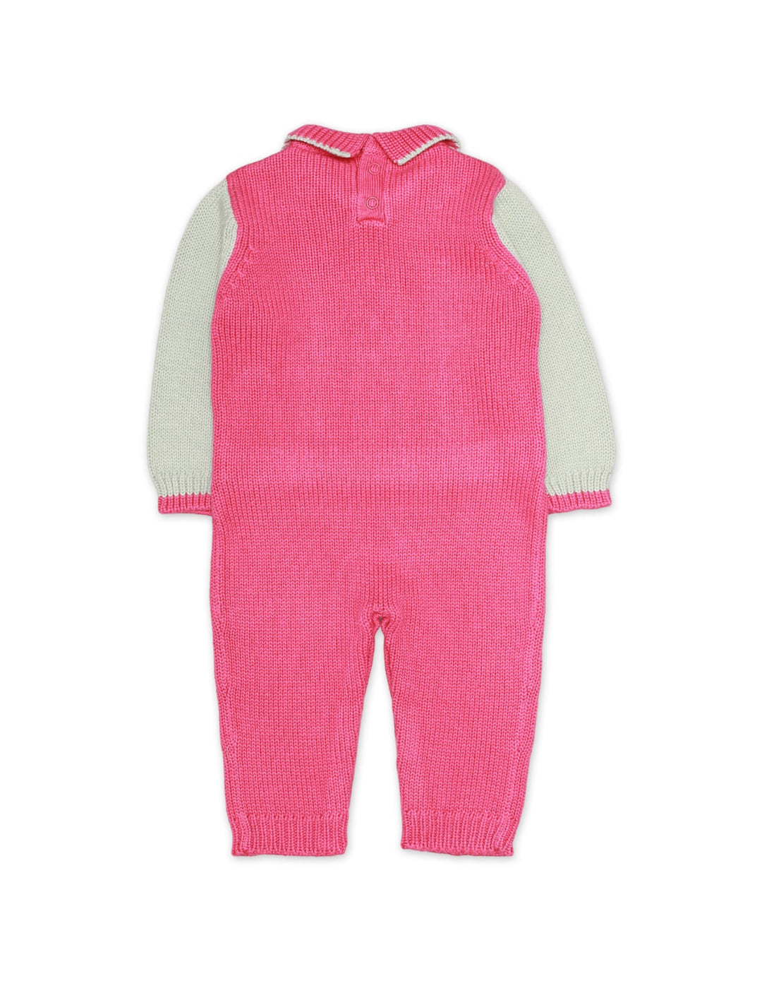 Romper Woolen Mint & Pink Infant for Girls