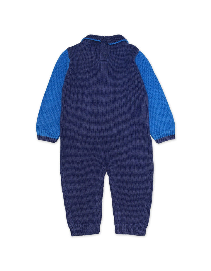 Romper Woolen Navy & R.Blue Infant for Boys